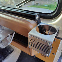 Carica l'immagine nel visualizzatore di Gallery, Black dash mount for a Jeep YJ, no-drill installation on either side