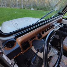 Carica l'immagine nel visualizzatore di Gallery, Black accessory mount for Jeep YJ dash, attaches with factory bolts