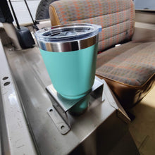 Carica l'immagine nel visualizzatore di Gallery, Steel sheet metal cup holder installed in front of Jeep YJ Wrangler