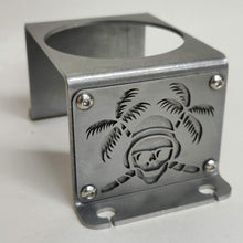 Load image into Gallery viewer, Metal cup holder mounted in rear of Jeep YJ