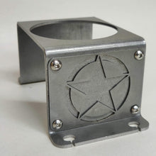 Carica l'immagine nel visualizzatore di Gallery, Steel cup holder with US Army design inside Jeep YJ