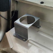 Carica l'immagine nel visualizzatore di Gallery, Steel sheet metal cup holder installed in front of Jeep YJ Wrangler