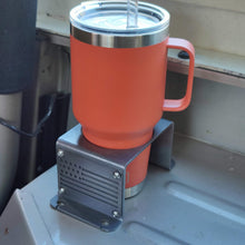 Carica l'immagine nel visualizzatore di Gallery, Steel cup holder with USA Flag design inside Jeep YJ