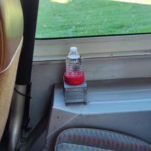 Carica l'immagine nel visualizzatore di Gallery, Steel cup holder with USA Flag design inside Jeep YJ