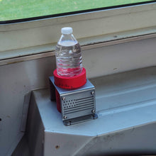 Carica l'immagine nel visualizzatore di Gallery, Steel cup holder with USA Flag design inside Jeep YJ
