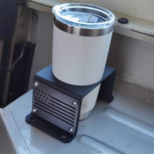 Carica l'immagine nel visualizzatore di Gallery, Steel cup holder with USA Flag design inside Jeep YJ