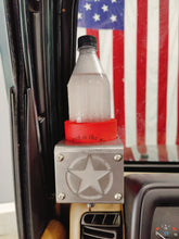 Carica l'immagine nel visualizzatore di Gallery, Metal cup holder with Army Star installed in Jeep TJ