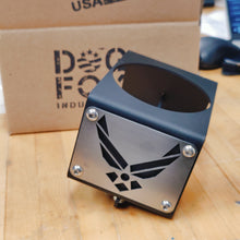 Load image into Gallery viewer, Black Jeep YJ dash mount with phone accessory compatibility