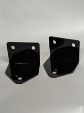 Cargar imagen en el visor de la galería, Gloss black powder coated fog lamp brackets for YJ Jeep Wrangler