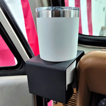 Load image into Gallery viewer, Flat Front Cup Holder for Jeep Wrangler YJ, Black