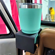 Load image into Gallery viewer, Flat Front Cup Holder for Jeep Wrangler YJ, Black