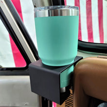 Load image into Gallery viewer, Flat Front Cup Holder for Jeep Wrangler YJ, Black