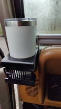 Load image into Gallery viewer, Accessory mount for Jeep YJ dash, shown with a smartphone holder