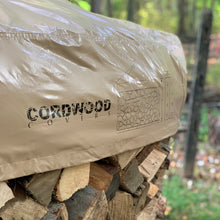 Load image into Gallery viewer, Cordwood Covers - 8 Ft Firewood Log Cover - Holz Hausen Style **STOCK DUE 8/20**
