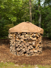 Load image into Gallery viewer, Cordwood Covers- 6 Ft Firewood Log Cover - Holz Hausen Style **STOCK DUE 8/20**
