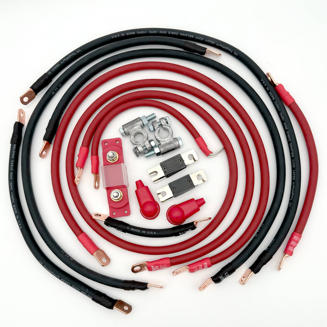 Jeep Wrangler JL Big 7 Battery Cable Kit (2018 - 2024)