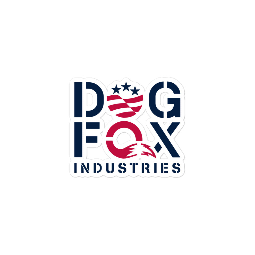 Dog Fox Industries Sticker (FREE SHIPPING)